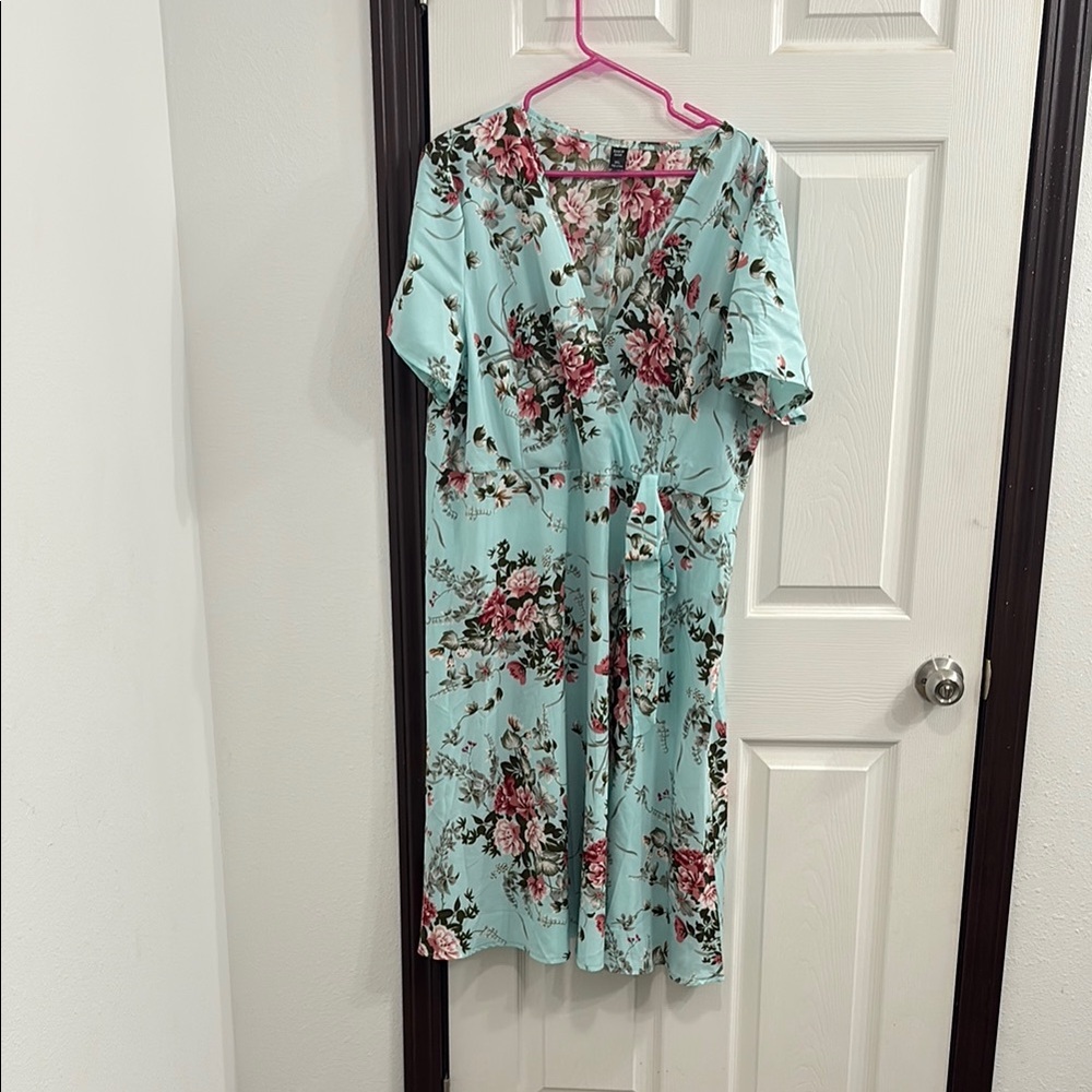Floral V-Neck Dress